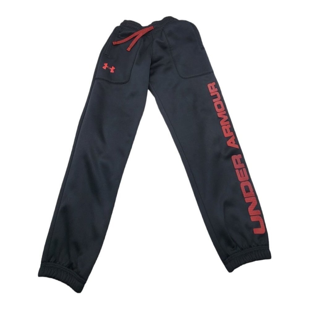Under Armour Boys' Armour Fleece Jogger Pants Red Sz YSM